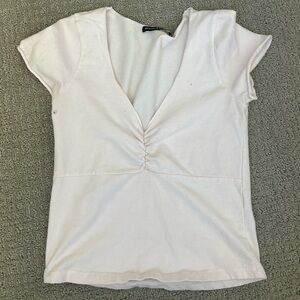baby pink brandy melville top